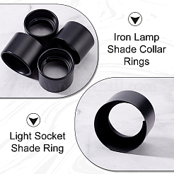 Железные кольца для воротника абажура лампы IFIN-WH0071-38