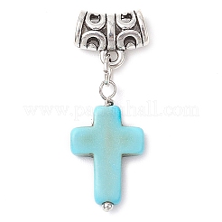 5 шт. подвески из синтетической бирюзы двух цветов (окрашенные) PALLOY-JF03102