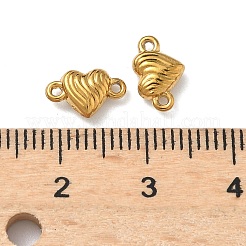 Herzförmige Verbindungsstücke aus gewelltem Edelstahl 304&nbsp;STAS-D211-14D-G