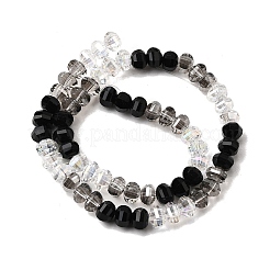 Стеклянные бусины с гальваническим покрытием &nbsp;EGLA-G039-09B-01