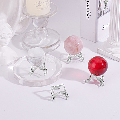 Держатели хрустальных шаров из сплава&nbsp;ODIS-WH0007-59B-P