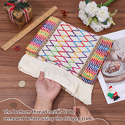 Runner da tavola natalizio in lino&nbsp;AJEW-WH0794-71