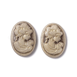 Кабошоны из непрозрачной смолы камеи RESI-C016-01A