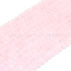 Природного розового кварца нитей бисера&nbsp;G-P575-A09-6x4mm