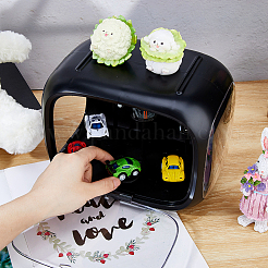 Прямоугольные пластиковые витрины для минифигурок&nbsp;ODIS-WH0079-010B