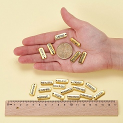 Тибетском стиле сплава прямоугольник подвески&nbsp;TIBEP-YW0001-24C-AG-RS