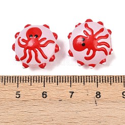 Стеклянные бусины из искусственного нефрита GLAA-L051-01