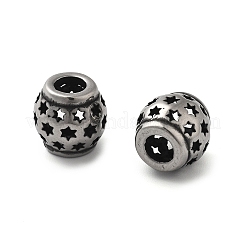 Европейские бусины из нержавеющей стали 304 STAS-V008-39AS