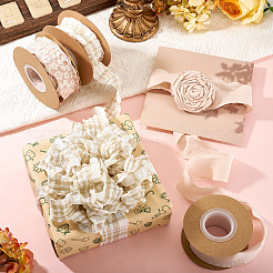 3 рулон 3-х видов складчатой полиэстеровой ленты OCOR-TA0002-99C