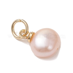 Подвески из натурального культивированного пресноводного жемчуга с двух сторон полированные&nbsp;PALLOY-JF04916-01