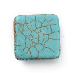 Cabochons en turquoise synthétique&nbsp;TURQ-WH0001-03H