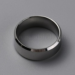 304 Edelstahl-Fingerringe mit breitem Band für Damen und Herren&nbsp;RJEW-WH0009-12D