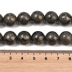 Natürliche Pyrit Perlen Stränge&nbsp;G-P303-01-8mm-8