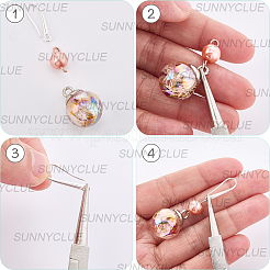 32個の真鍮ピアスフック  カドミウムフリー＆鉛フリー  925銀メッキ  20x8x2mm  穴：1.6mm  ピン：0.8mm&nbsp;KK-SC0006-57S