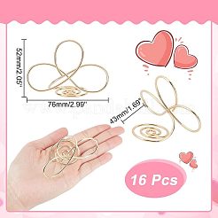 Железные спиральные держатели для карточек AJEW-WH0318-04G