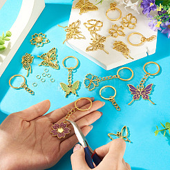 Kits de fabrication de porte-clés bricolage&nbsp;DIY-TA0015-67