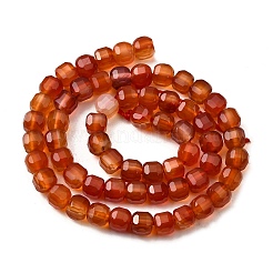 Натуральный красный агат бисер нитей&nbsp;G-F797-A18-01