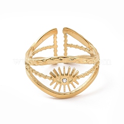 Кольцо из нержавеющей стали 304 с отверстием для пальца&nbsp;RJEW-C057-01G