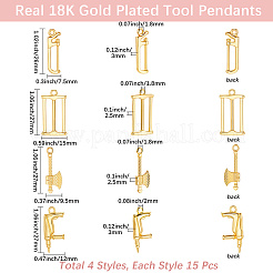 Подвески из сплава 60шт 4 стиля FIND-BBC0004-25