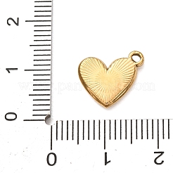 Ciondoli in acciaio inossidabile 304 smaltati per San Valentino&nbsp;STAS-G399-03G-02