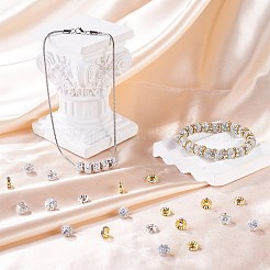 60 pièce de 2 styles en pâte polymère avec perles strass&nbsp;DIY-TA0016-14