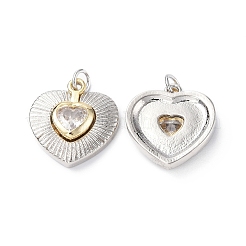 Экологически чистые подвески из латуни с микропаве из кубического циркония&nbsp;KK-F845-35P