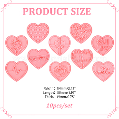 Valentinstag-Keksausstecher aus Kunststoff&nbsp;DIY-HY0003-56D