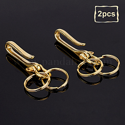 Латунный поворотный U-образный крючок KK-PH0001-42G