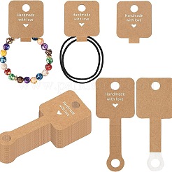 Cartellini espositivi per bracciali/collane/elastici per capelli con piega in carta&nbsp;PW-WGA2949-01