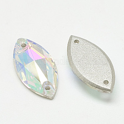 Шить на горный хрусталь RGLA-T107-9x18-001AB