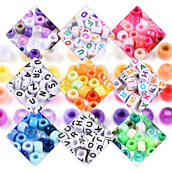 3 коробка наборов для изготовления браслетов из акриловых бусин своими руками&nbsp;DIY-YW0013-04