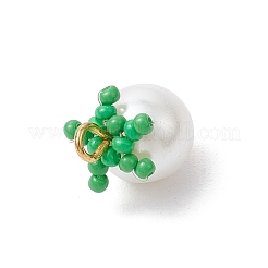 4шт 4 цвета стеклянные жемчужные подвески&nbsp;PALLOY-MZ00745