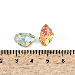 Латунные стеклянные стразы пришивные стразы RGLA-U001-02P