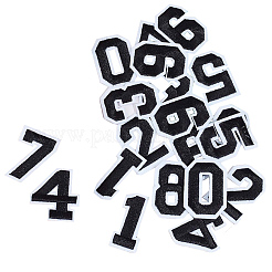 № 0~9 шерстяной войлок приутюжить/пришить заплатки AJEW-WH0308-314