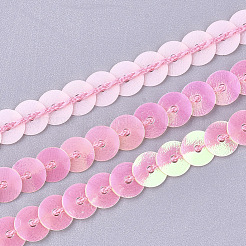 Бусины с пайеткой из экологически чистого пластика&nbsp;LS-PVC-Q092-6mm-P22