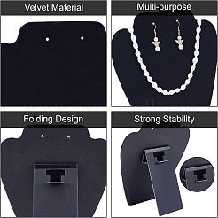 Флокированная ткань с картонными выставочными витринами для ювелирных изделий&nbsp;NDIS-FG0001-02