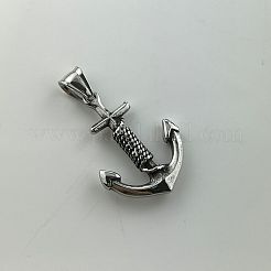 Мужские ожерелья с подвеской в стиле ретро-рок-панк из нержавеющей стали 304 DV9777