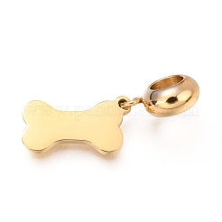 Ионное покрытие (ip) 304 нержавеющая сталь европейские подвески-шармы STAS-O097-19G