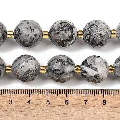 Натуральная карта каменные бусы пряди G-C249-A05-16mm