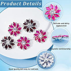 8 шт. 2-х цветные латунные пуговицы с тремя отверстиями на ножке BUTT-GF0003-57C