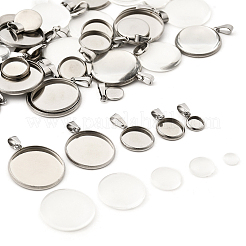 Наборы для изготовления подвесок из нержавеющей стали 304 своими руками&nbsp;DIY-FS0008-83