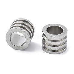 Европейские бусины из нержавеющей стали 303 STAS-B078-01P-02