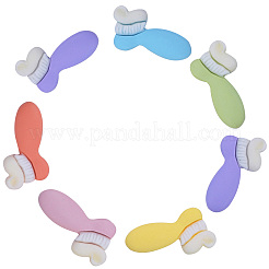 60шт 6 цвета смолы канохоны&nbsp;RESI-CJ0001-168