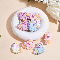 12шт 4 цвета силиконовые бусины JX763A