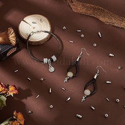 160 шт. 4 латунных наконечника для шнура&nbsp;KK-PH0011-71