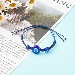 Регулируемые нейлоновые шнур плетеный браслеты из бисера&nbsp;BJEW-JB06204