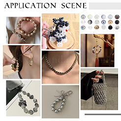 540 шт. 18 вида стеклянных бусин EGLA-WR0001-03