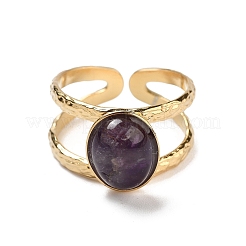 Ионное покрытие (ip) 304 нержавеющая сталь открытые манжетные кольца RJEW-F167-04G-02