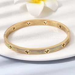 Шарнирные браслеты из нержавеющей стали 304&nbsp;BJEW-D408-27G