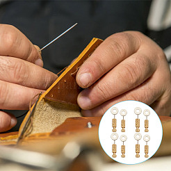 8 шт. 2 стиля фиксирующих штифтов для кожевенного ремесла своими руками TOOL-DC0001-12